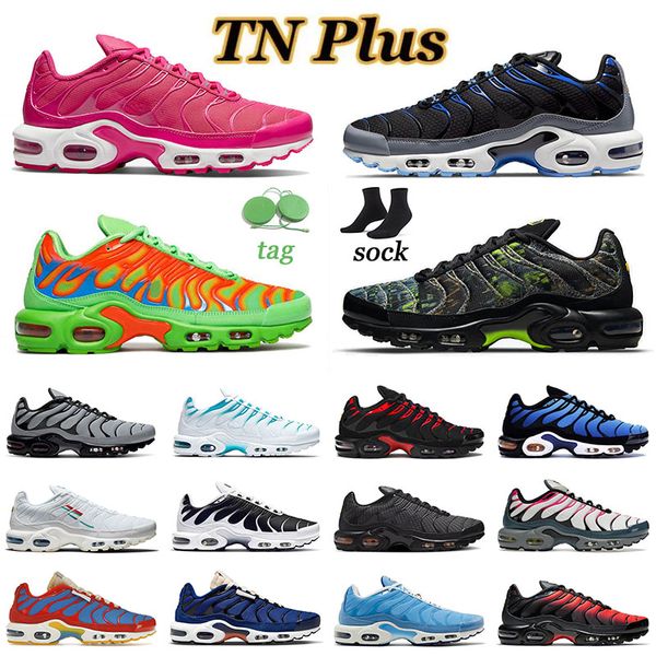 

tn plus original running shoes designer woman pink teal volt black royal grey oreo outdoor bred trainers university blue tns sneakers sports, White;red