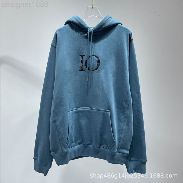 

women's hoodies & sweatshirts designer [correct version]autumn and winter d home embroidered letter hooded sweater sweatshirt starry lo, Black