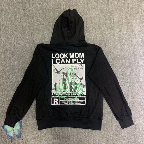 

2022 winter black graffiti hoodies sweatshirt women men, Black;brown