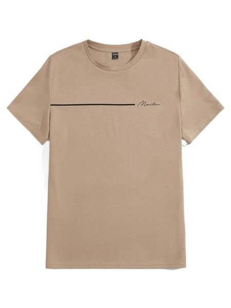 

men letter graphic tee l4se#, White;black