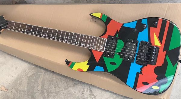 

electric guitar rosewood fingerboard delivery can customize neck maple