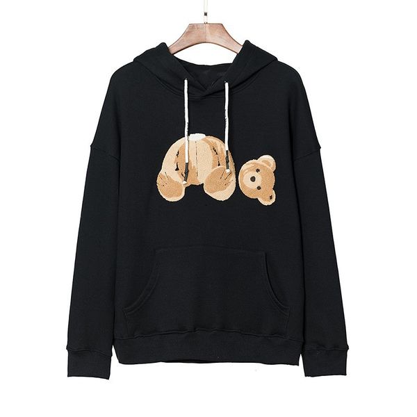 

mens designer hoodie man angel teddy bear woman sweatshirt long sleeve casual pullover black warm womens fashion streetwear pullover lovers