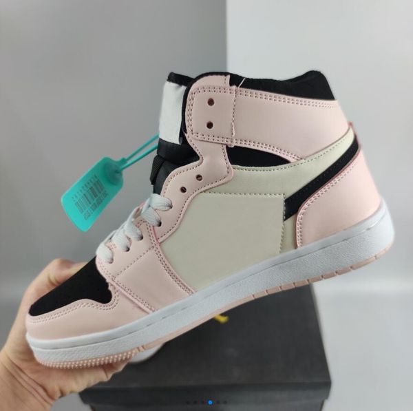 

shoes jumpman 1s mid barely orange basketball womens shoe sneakers bq6472 800 shoe for size 36-44 san