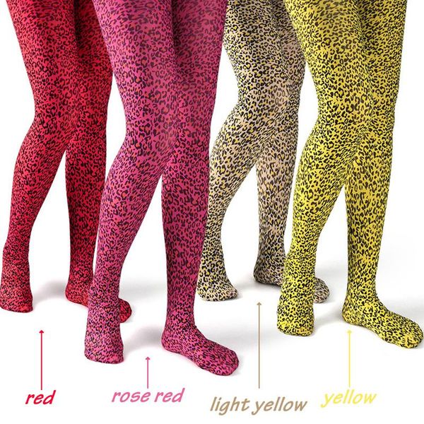 Calzini e calzetteria Moda primaverile Stampa leopardata selvaggia Collant da donna 4 colori Collant sexy sottile traspirante anti-gancio in poliestere