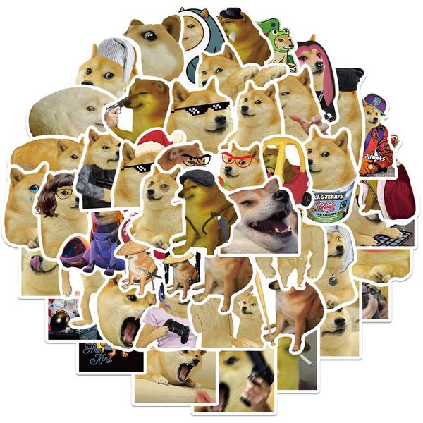 

waterproof 10/30/50pcs funny dog meme stickers decal for kids toy lapskateboards luggage motorcycles phone waterproof classic sticker car st