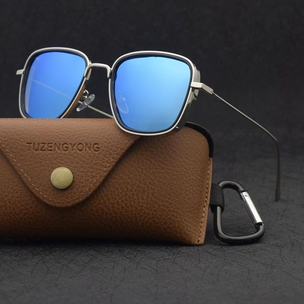 

dropshipping steampunk sunglasses fashion men women brand designer vintage square metal frame sun glasses uv400 eyewe, White;black