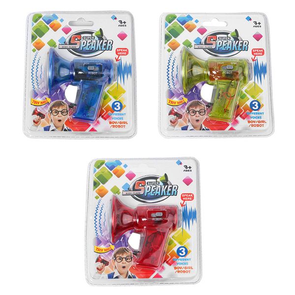 Multi Voice Changer Toy Speaker 3 Styles Diferentes Crianças Presente Educacional Toys Aniversário Presentes de Natal