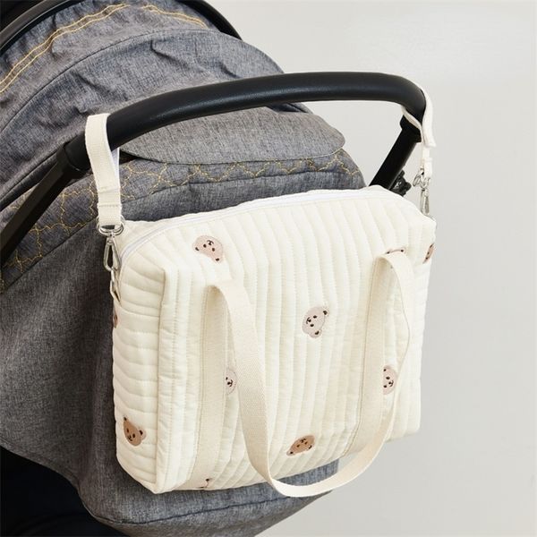 

stroller diaper bag for baby and mom infant maternity mommy bag cartoon nappy diapers organizer shoulder bag travel handbags 220514