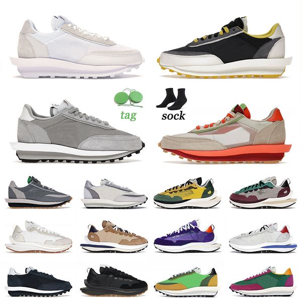 

2022 bright citron running shoes for men women nylon white fragment grey game royal sail gum blazer vaporwaffle sneakers trainers