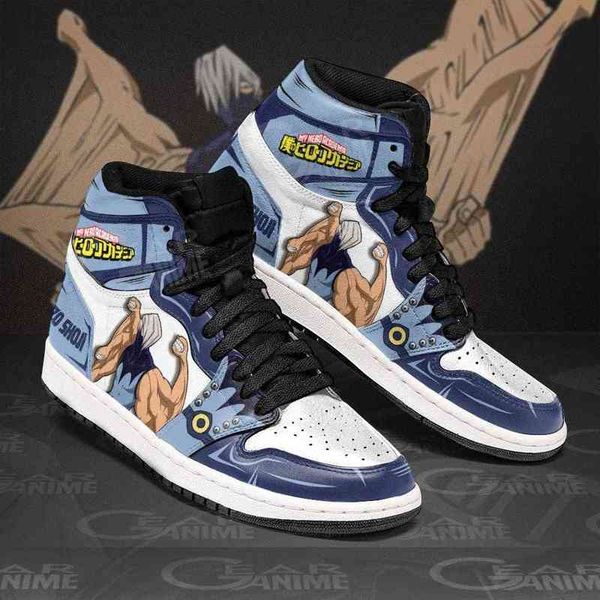 

bnha mezo shoji sneakers my hero academia anime shoes, Black
