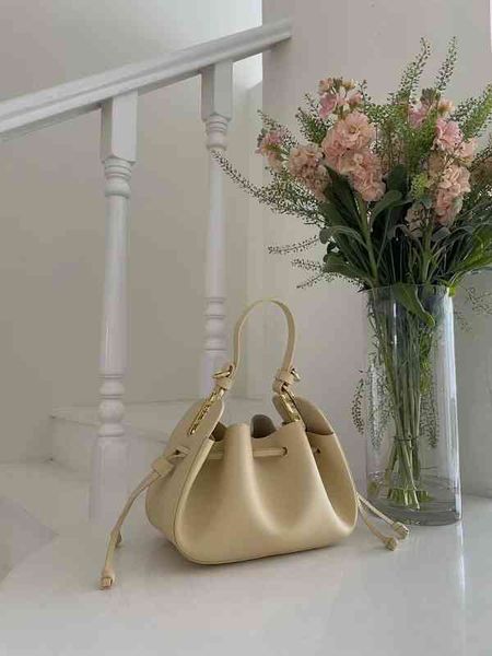 

fashion trend new ladies luxury brand bag designer wholesale leather drawstring single shoulder cross arm