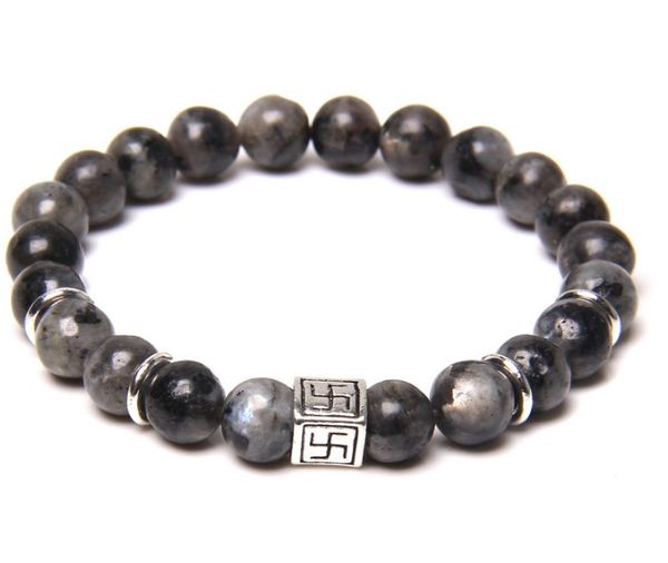 

8mm tube natural tiger eye stone beads bracelet 8mm round gem stone beaded energy bracelet buddha jewelry for women men df1, Black