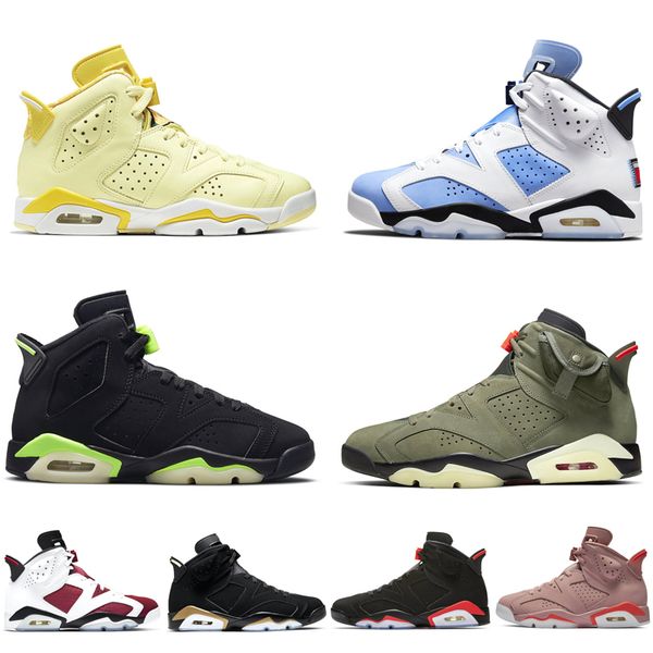 

jumpman basketball shoes 6 6s electric green british khaki carmine olive tech chrome floral varsity red washed denim hare black cat men spor