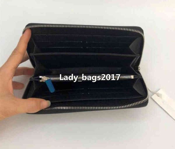 

7a+luxurys designer women wallets single zipper bag long embossed wallet lady clutch female men purse cards coins purses leather card holder, Red;black