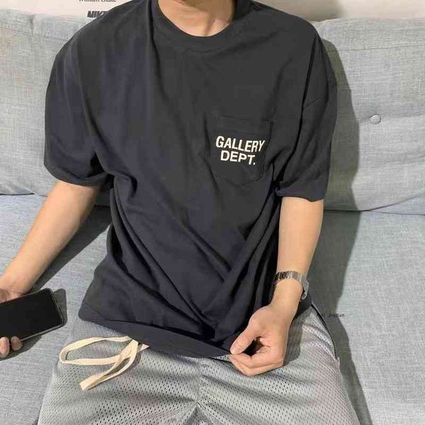 

designer gallerydepts classic men's shirt trend shirts summer, White;black