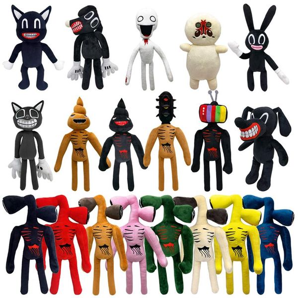 

19 style 40 cm siren head plush toy black cat doll christmas children's birthday gift boys and girls toys stuffed animals mov170e