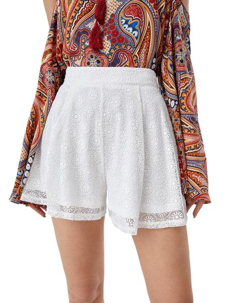 

high waist guipure lace shorts y7yz#, White;black