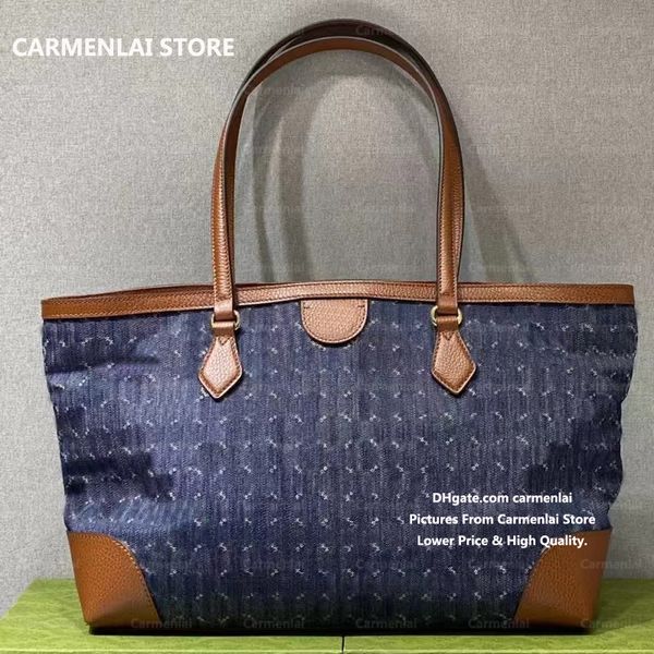 

fashion denim jeans series crossbody bag for women designer handbag zipper letter print genuine leather canvas purses messenger shoulder bag