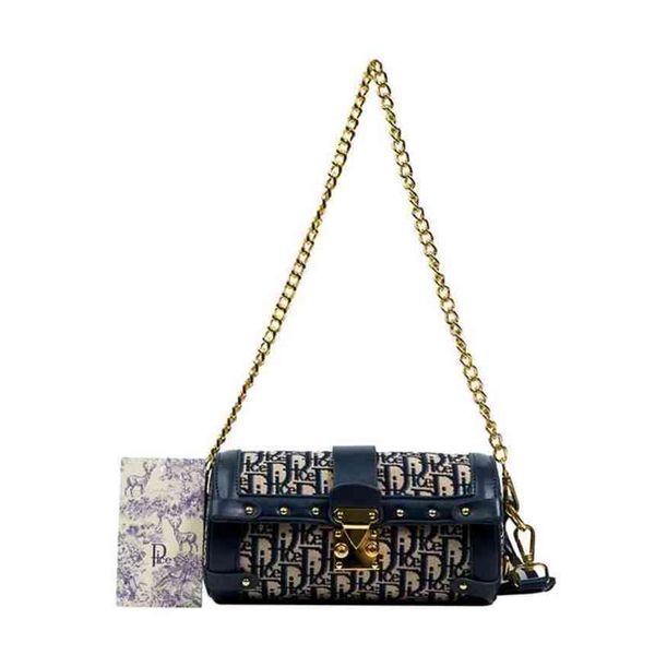 

80%2022 new luxury bags n7i9 net red trend leisure cylinder spring holder bagwomen's fashion bags