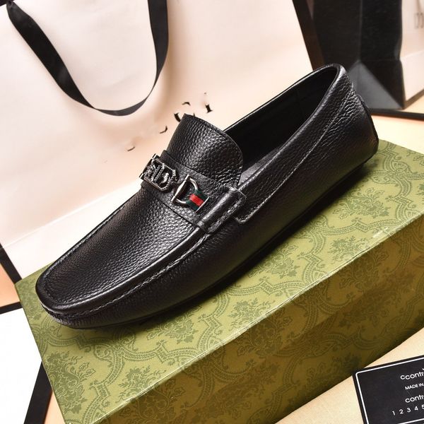 

designer luxury men loafers 2022 new summer shoes mens suede leather man casual shoes comfy slip-on fashion drive footwear boat shoe, Black