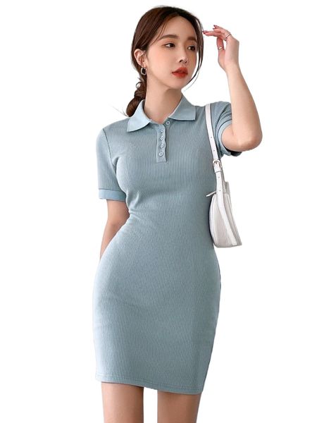 

dazy solid rib knit button front dress e8fw#, Black;gray