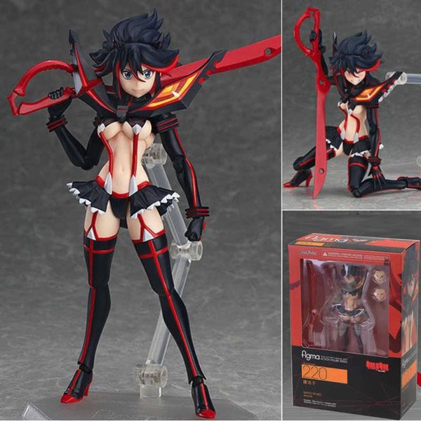 

huiya01 anime kill la kill matoi ryuuko figma 220 action figures toy doll 15cm q0722