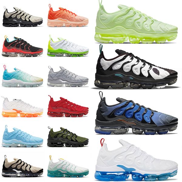

classic tn plus sneakers designer shoes beige black knicks since 1972 tennis ball barely volt stained glass women sports runners running men, White;red