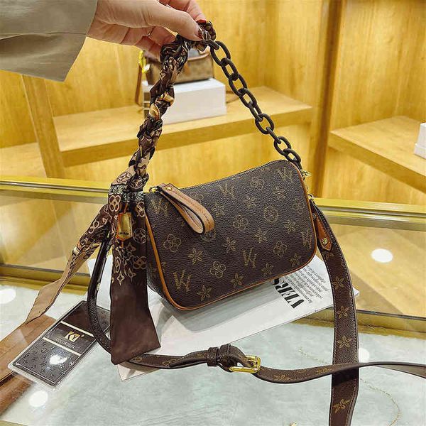 

kuya ky women's bag semi-circular chain silk scarf small single shoulder menger bag 2022 spring and summer boston