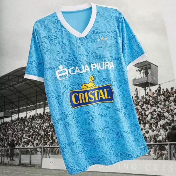 

2022 2023 club sporting cristal soccer jerseys gonzales pacheco lora sosa loyola 22/23 los cerveceros home bule jersey football shirts unifo, Black;yellow