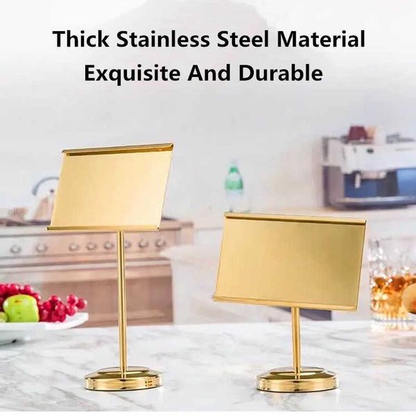 

small metal table number place card holder wedding reception menu paper picture holder price label holder stand