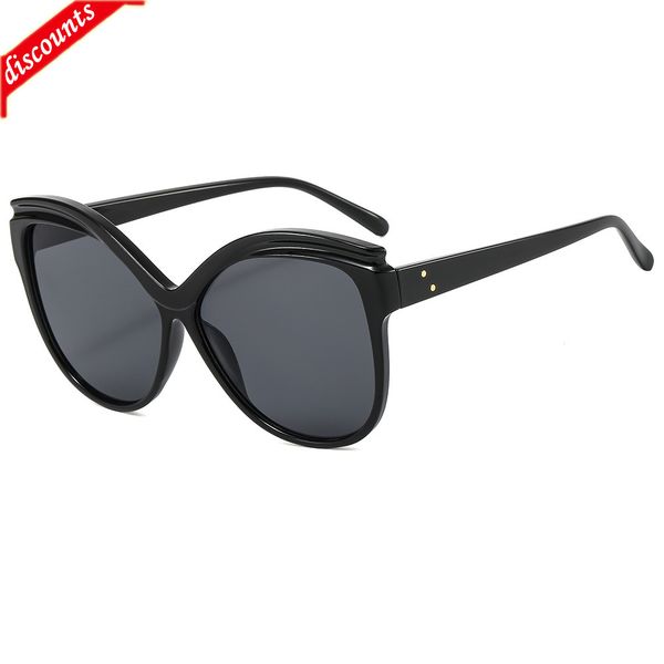 

men's women's fashion trend brand sunglasses wholesale the new listing eye large frame recommend direct selling, White;black