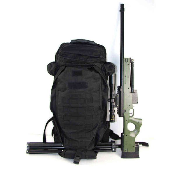 

60l military tactical backpack airsoft rifle bag waterproof rucksack outdoor travel trekking climbing camping assault knapsack t220801
