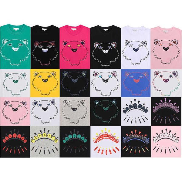 

tshirts designer for men streetwear mens tees summer with tiger and letters printed hiphop styles t-shirts asian size s-2xl, White;black
