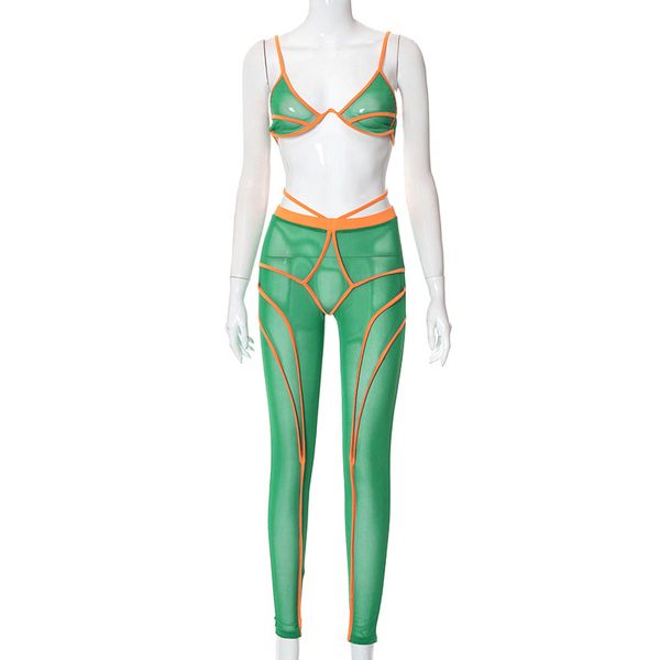 

women's two piece pants summer tights with suspenders in different colors, White