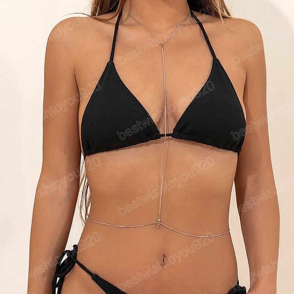 

body chain jewelry harness women waist chain jewellery belly belt festival girls gift punk fashion accessories femme bijoux, Slivery;golden