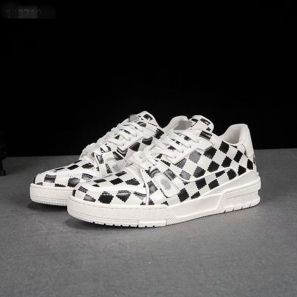 Роскошные дизайнерские мужские обувь Top Fashion Brand Men Sneakers Размер 38-45 модель rxjjvbb56485