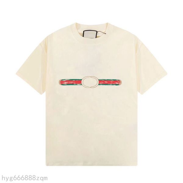 

2022ss fashion mens stylist t shirts summer tees crane printing shirt hip hop men women short sleeve tee 240g high-end fabric european size, White;black