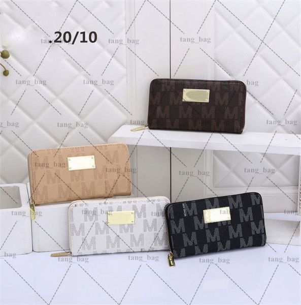 

designer single zipper wallets cards and coins men purse card holder long women wallet, Red;black