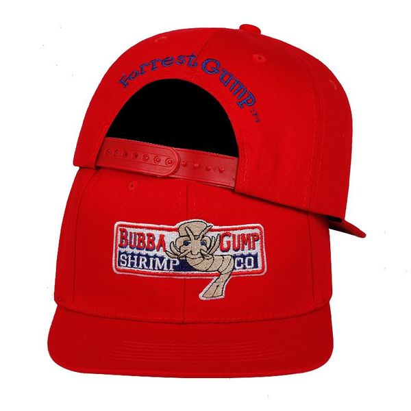 Bubba Gump Cap Crimp Co Truck Baseball Мужчины Женщины Sport Summer Snapback Forrest Регулируемый