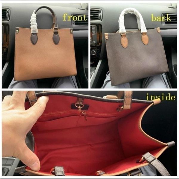 

onthego luxurys designers bags womens handbags purse flower tote bag ladies casual tote pvc leather shoulder bags306p