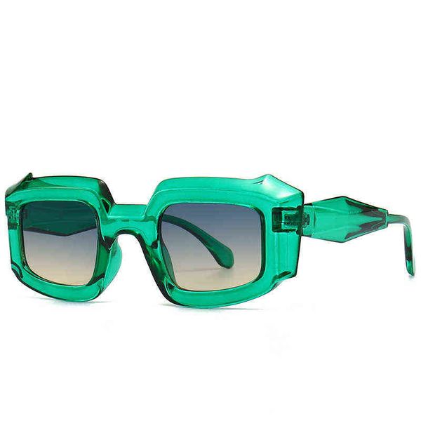 

sun glass new fashion large frame square wind men's and women's sunglasses advanced sense, White;black