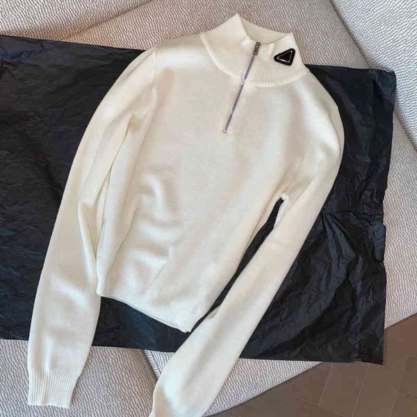 

autumn and winter women's tees knitted bottoms sweater fashion with inverted triangle lady teeses bottomses black white high quality