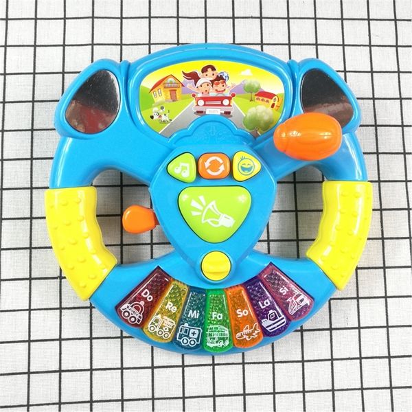 Förderung Spielzeug Musikinstrumente Für Kinder Baby Lenkrad Musical Handbell Entwicklung Lernspielzeug Kinder Geschenk DS19 220706