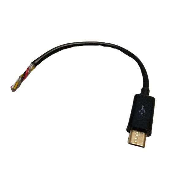 Micro USB Male single cabeça para 4 Coppter Core Diy Cable Data Extension Fio Power para Android Telefone 25cm