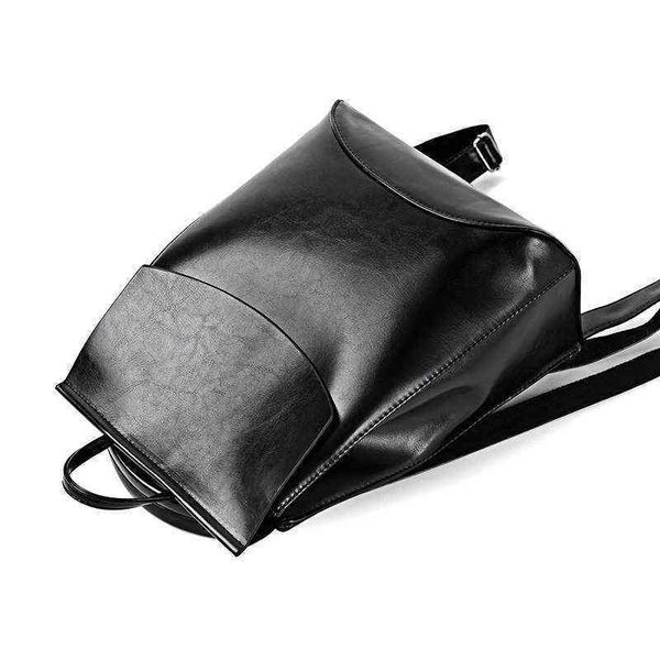 

evening bags fashion women backpack youth leather backpacks for teenage girls female school shoulder bag bagpack mochila y0506 t220801