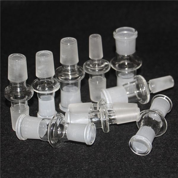 Glasadapter, Wasserpfeifen, Bongkopf-Adapter, Rauchrohre, Bohrinseln, Adapter, männlich/weiblich, 14,4 mm/18,8 mm