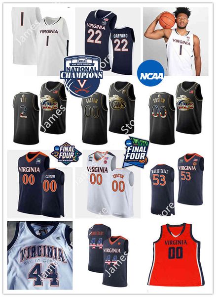 Xflsp 2022 College Custom UVA Virginia genähtes College-Basketballtrikot 23 Kody Stattmann Trikots 1 Jayden Gardner 0 Kihei Clark 12 Chase Coleman