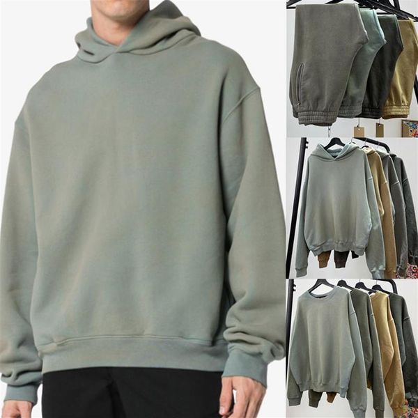 

season 6 classic hoodie glacier hooded sweatshirts sweaters casual vintage washed oversize hoody jumpers men hip hop streetwear co325x, Black