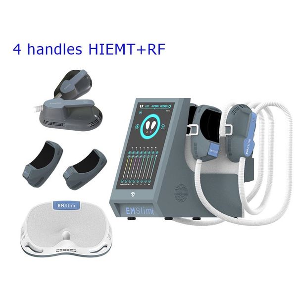 

high intensity focused electromagnetic hiemt slimming air cooling 4 handles ems+rf neo muscle building stimulator whole body shaping buttock