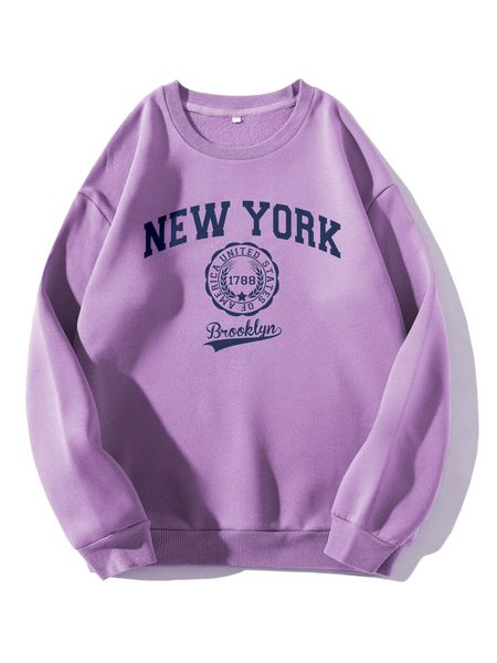 

letter graphic thermal lined sweatshirt w1zk#, Black